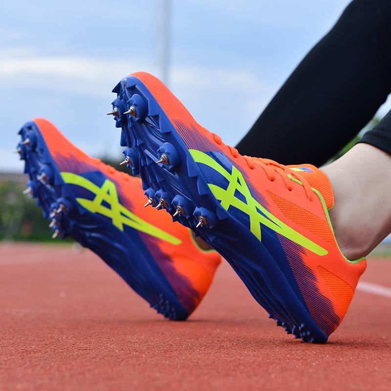 New nail shoes men's track and field sprint nail 2022 running shoes men's and women's middle school entrance examination sports long jump training shoes