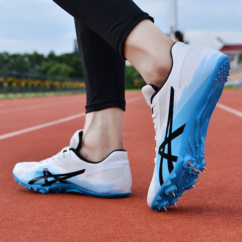 New nail shoes men's track and field sprint nail 2022 running shoes men's and women's middle school entrance examination sports long jump training shoes