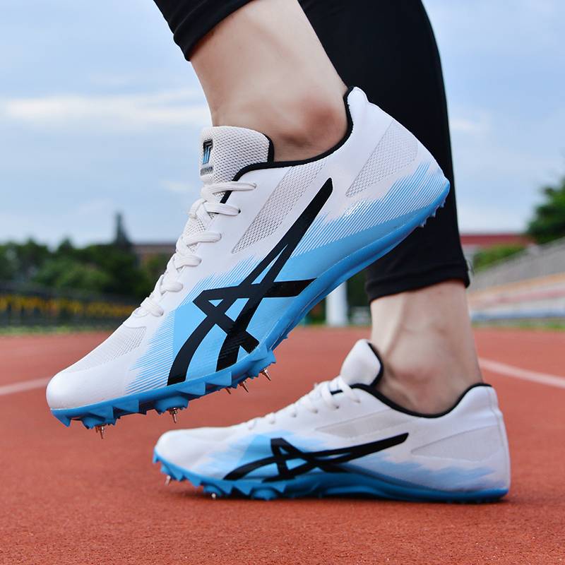 New nail shoes men's track and field sprint nail 2022 running shoes men's and women's middle school entrance examination sports long jump training shoes