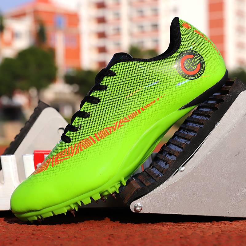 Professional nail shoes, track and field short running men, racing women's testing four third -level long jumper high jump competitions, middle school entrance examination shoes