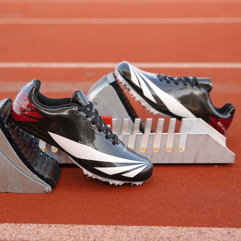 Genuine professional nail shoes track and field sprint men's body test four third -level long jump high jump competition training mid -test shoes