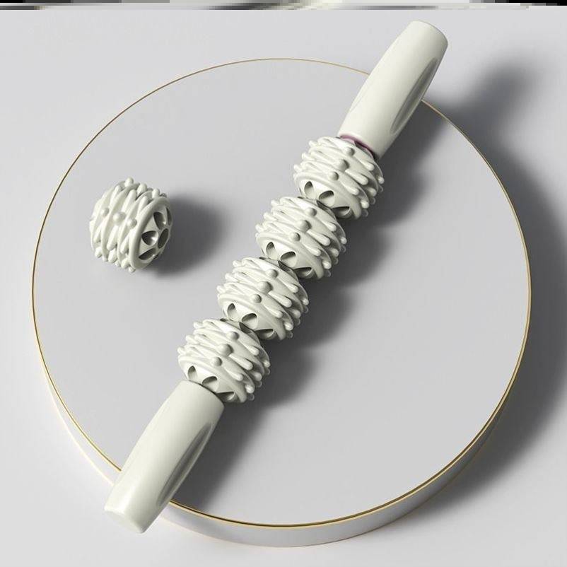 Ivory white [water droplet massage stick] four rounds [depth massage] -P19