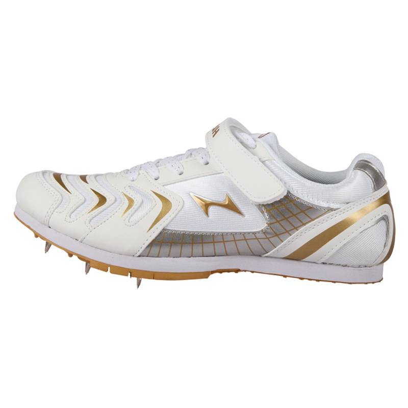 Haiers three -level remote nail shoes 110M column middle school entrance examination training track and field men's and women's competition white professional jump shoes