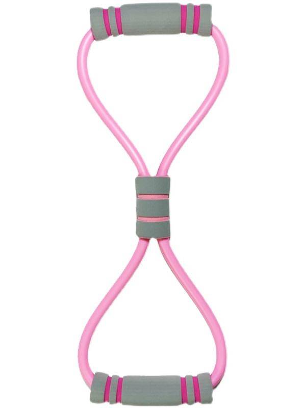 8 -character tattoors pink tension ropes girls open shoulder beauty back yoga stretching fitness equipment elastic band comprehensive exercise