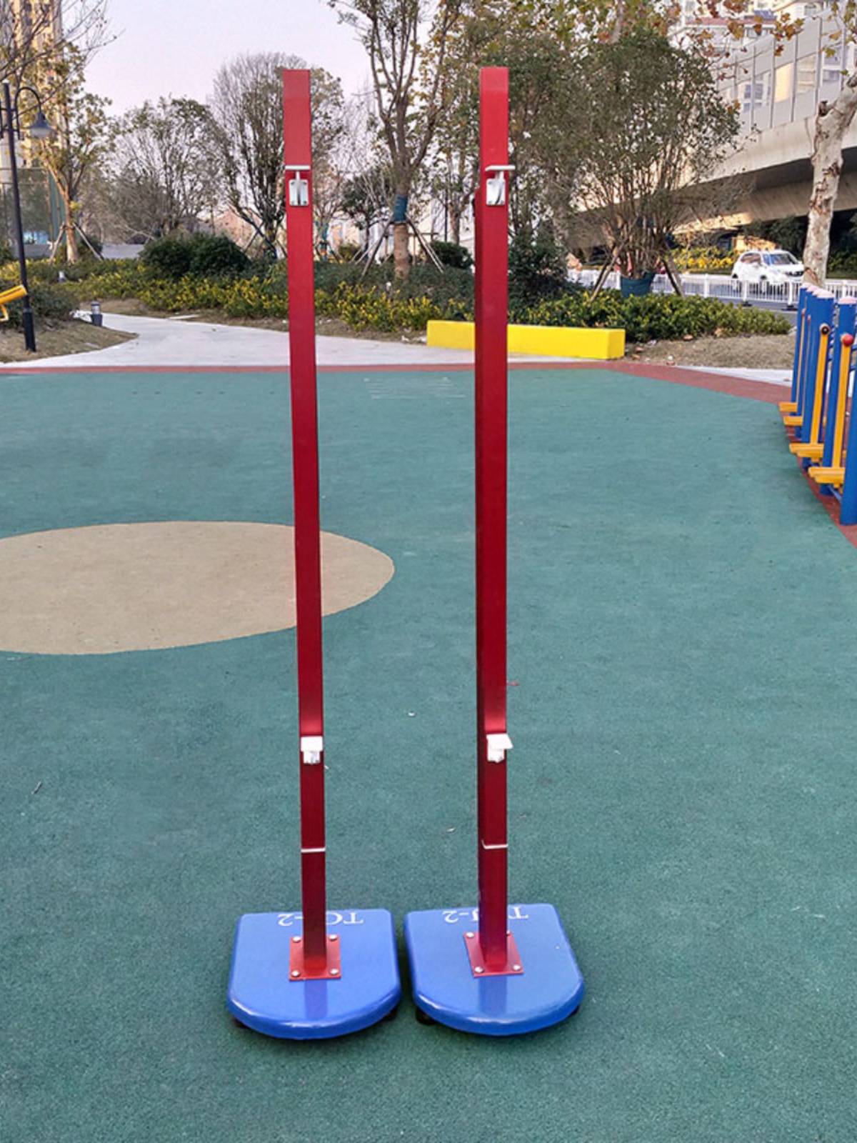 All -aluminum alloy jump can be lifted and can move the high and middle school track and field motion high training equipment jumping horizontal rod