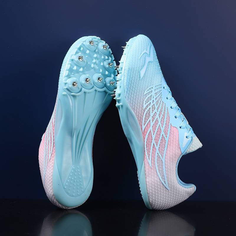 New track and field shoes Student sports test for men and women 35-45 long jump jumping run competition 8 nails super clear