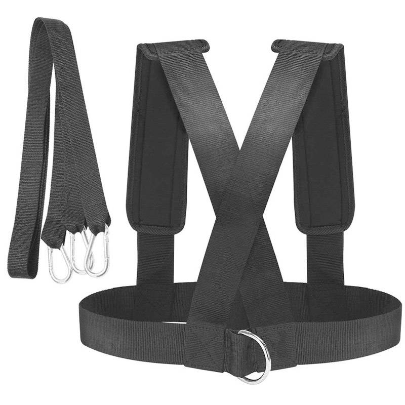 Sport-run drag-line stretcher and track training for flash-jump sprints with heavy exercise equipment