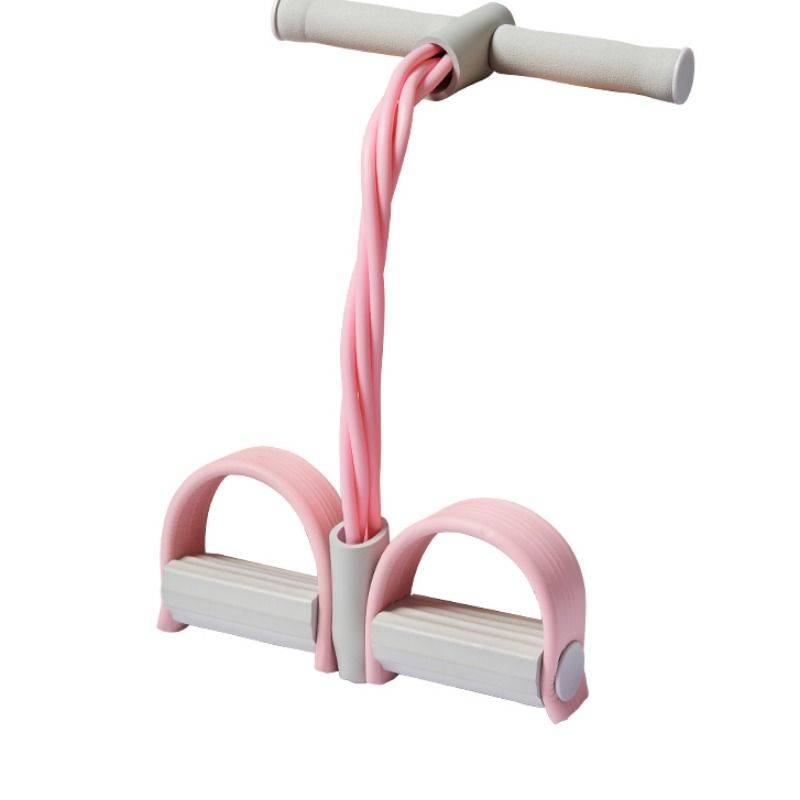 Multifunctional pedal soft silicon tensilers stand up and sit on the side auxiliary stove -legged belly, back to thin arms, pedal pull rope