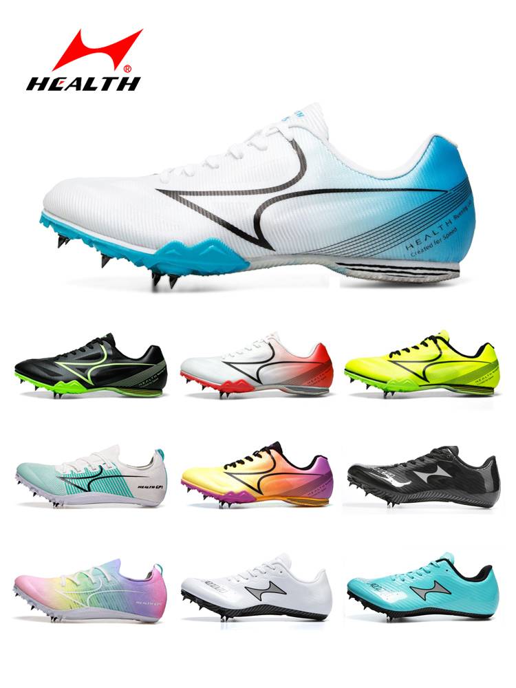 Haiers nail shoes track and field sprint male professional seven -nail female students running nail shoes mid -examination body test long nail shoes