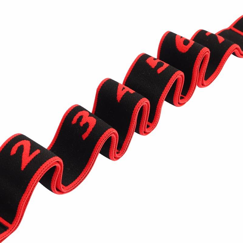 Yoga Latin Belt Digital Dance Training resistance Band Elastic Belt Stretching latex yoga segmented multifunctional