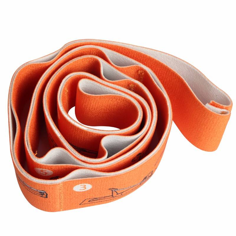 Yoga stretch belt 1 (yellow posture belt)
