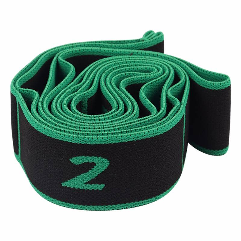 1 yoga stretch belt (8 sections of green)