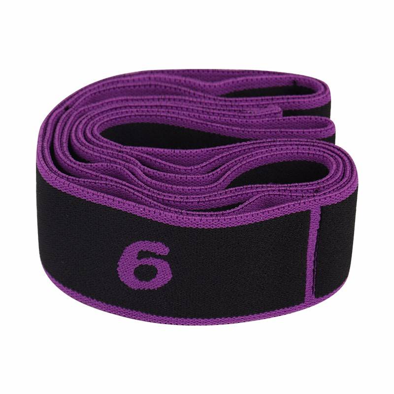 1 yoga extension belt (8 sections of purple)