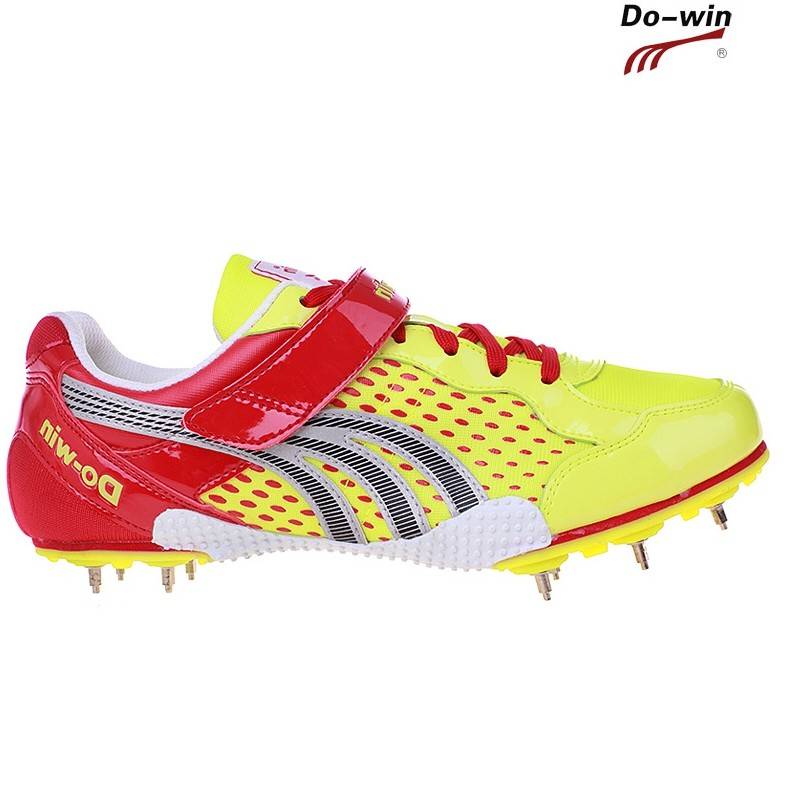 The new Dowei jumping high nail shoes HJ64206A supporters jumping shoes men's and women's universal track and field competition shoes