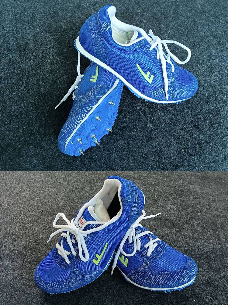 Students' nails sprintering men's and women's track and field shoes jumping running training professional competition seven nail shoes