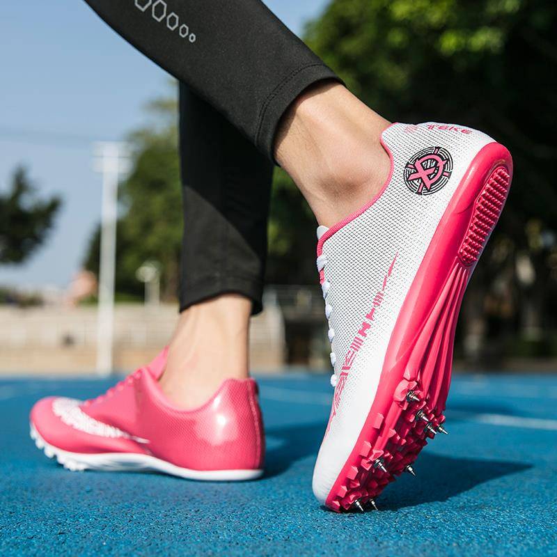 Track and field nail shoes Children 8 nail short sprint shoes men and women students 600 meters high school entrance examination track and field competition professional running