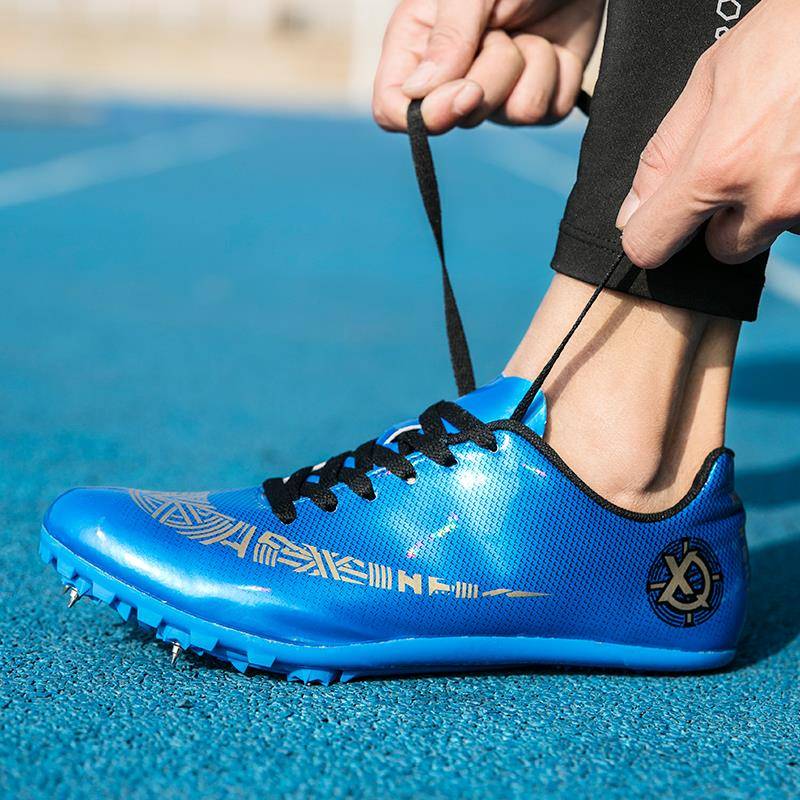 Track and field nail shoes Children 8 nail short sprint shoes men and women students 600 meters high school entrance examination track and field competition professional running