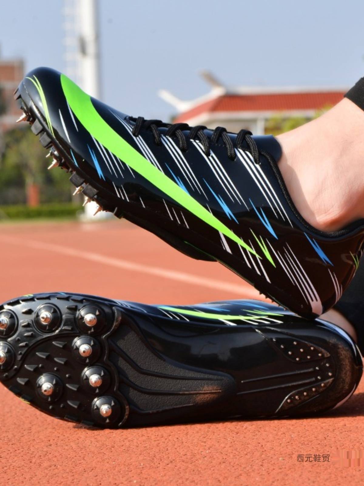 Hqweiri Huaqiang back force track and field shoe running shoe sprint middle college entrance examination chief running male and female student competition remote shoes