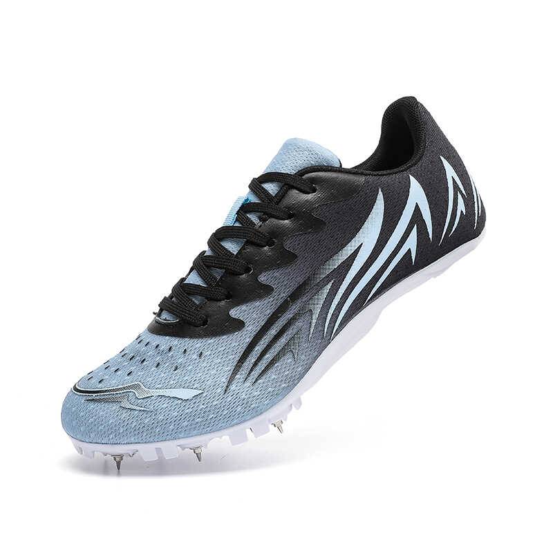 Summer mesh eight -nail shoes track and field sprint men's and women's professional training competition Student test jump three -level jumper jump middle school entrance examination