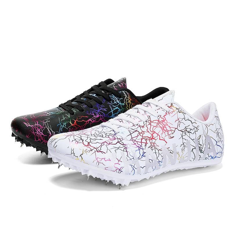 New Sports Professional Track and Field Sports Shoes Running Competition Training Nail Shoes Men's middle school entrance examination long running nail shoes