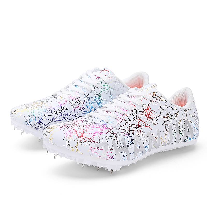 New Sports Professional Track and Field Sports Shoes Running Competition Training Nail Shoes Men's middle school entrance examination long running nail shoes
