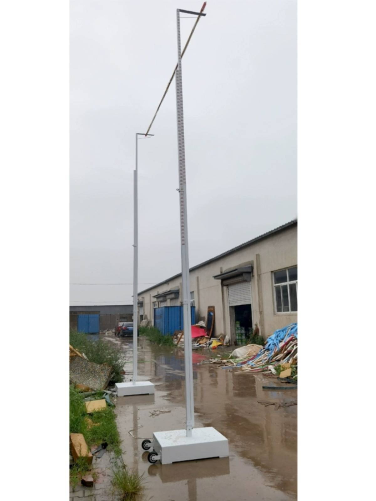 The support rod jumping the high rack track and field motion equipment supporting pole jumping venue rack track and field auxiliary jump high horizontal rod
