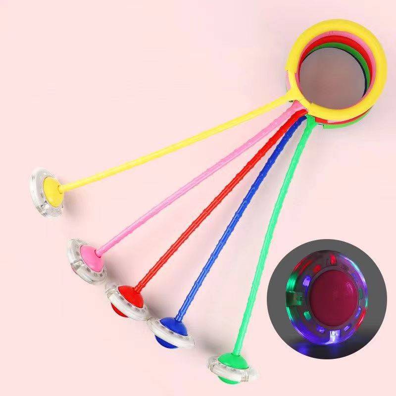 Yellow new material fitness jumping ball wheel shines