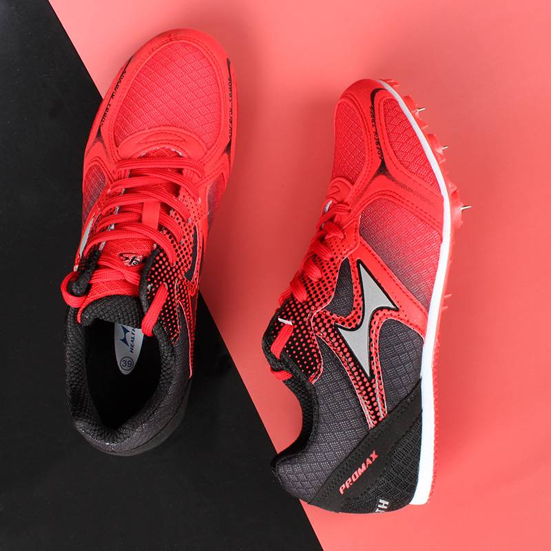Haiers running shoes Male and female students running sports mid -examination long -distance track and field competition test sports shoes seven nails