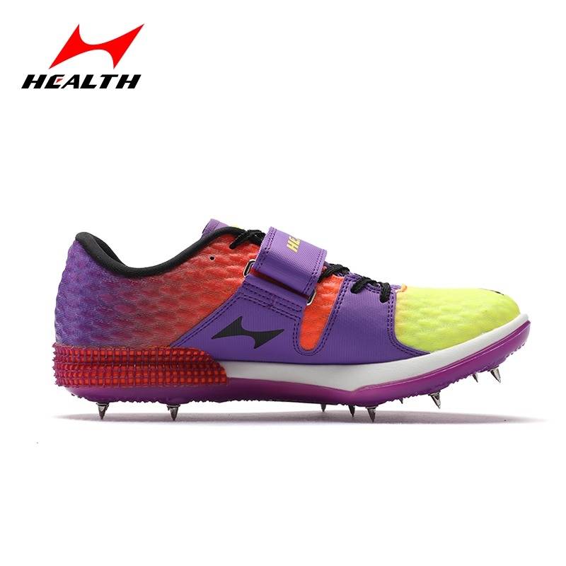 Haiers three -level remote shoe 1633 Professional jumping high nail shoes 1608 male and female student track and field training shoes