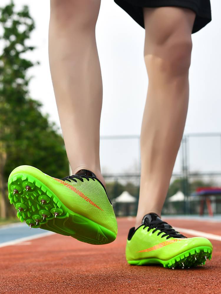 Tianlian professional nail shoes track and field sprint competition shoes primary and secondary school student games jump long shoe body test four nail shoes