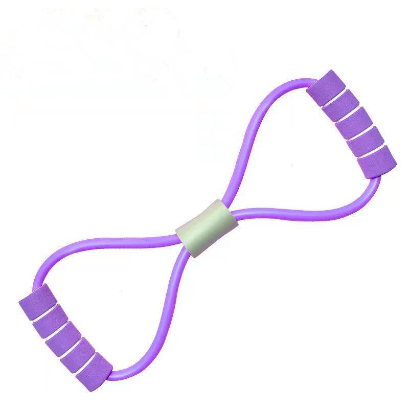 Two-color purple 8-character tension zone 10-20 pounds