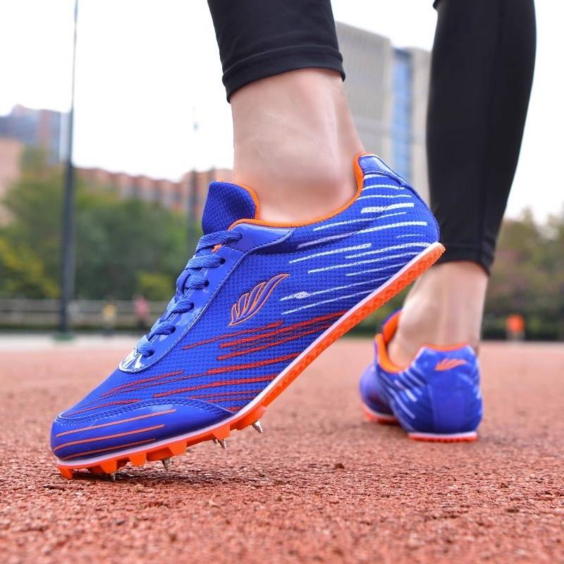 Tracks and field shoes men and women students middle school entrance examination P running nail shoes Children's competition professional training running shoes remote experience