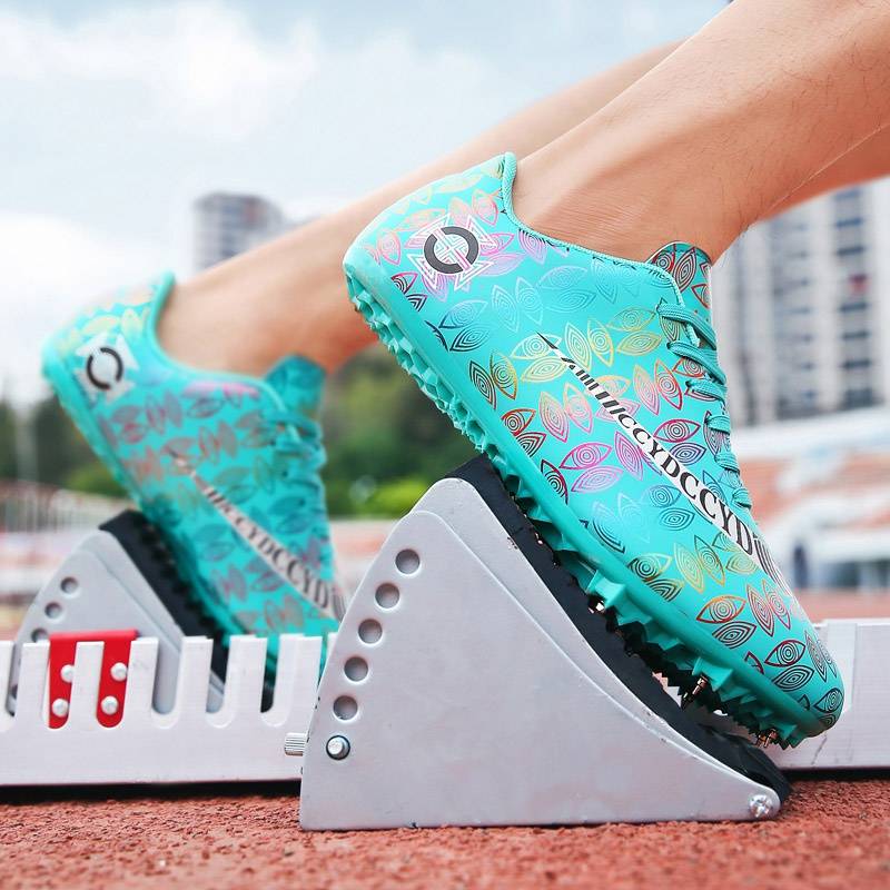 Spot .2021 new nail shoes track and field sprint z Male student physical examination Ba Nailing sports training shoes long professional nails