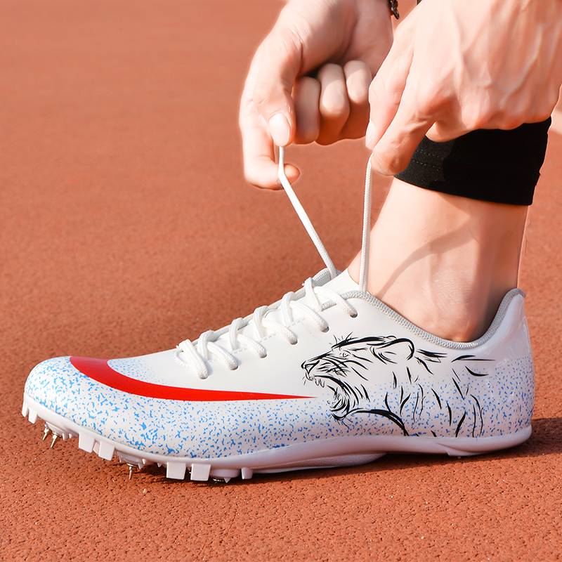 Su Bingtian's 100 -meter nail shoes track and field sprint men and women primary and secondary school students jumping running sports meeting nail shoes