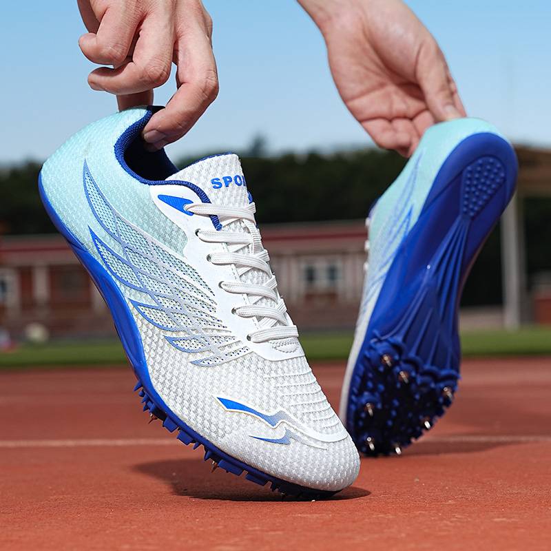 Carbon board nail shoes running short running shoes male and female students middle school entrance examination track and field competition training shoes professional running remote nail shoes