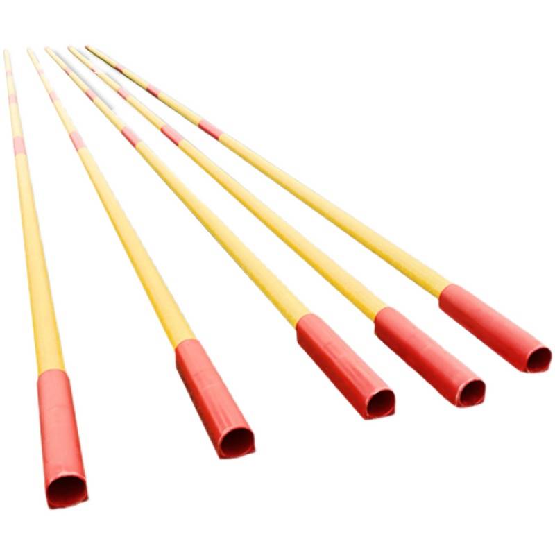 Track and field jumping rod competition carbon fiber glass reinforcement reinforcement high -jump rod 4 meters high jump high cross rod school jump training equipment
