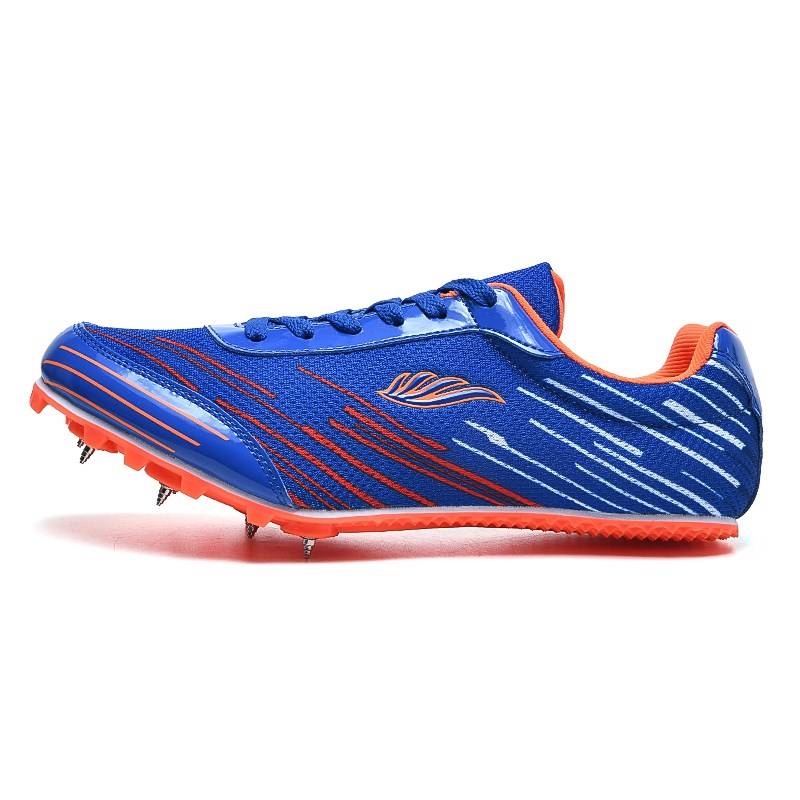 Nail-shoe sprinting for boys and girls, training in nail-shoes and track-shoes for children to jump high shoes