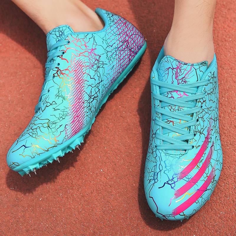 Nailed-shoe sprinter, male and female sprinter, third-level jumper-snatcher, plastic track