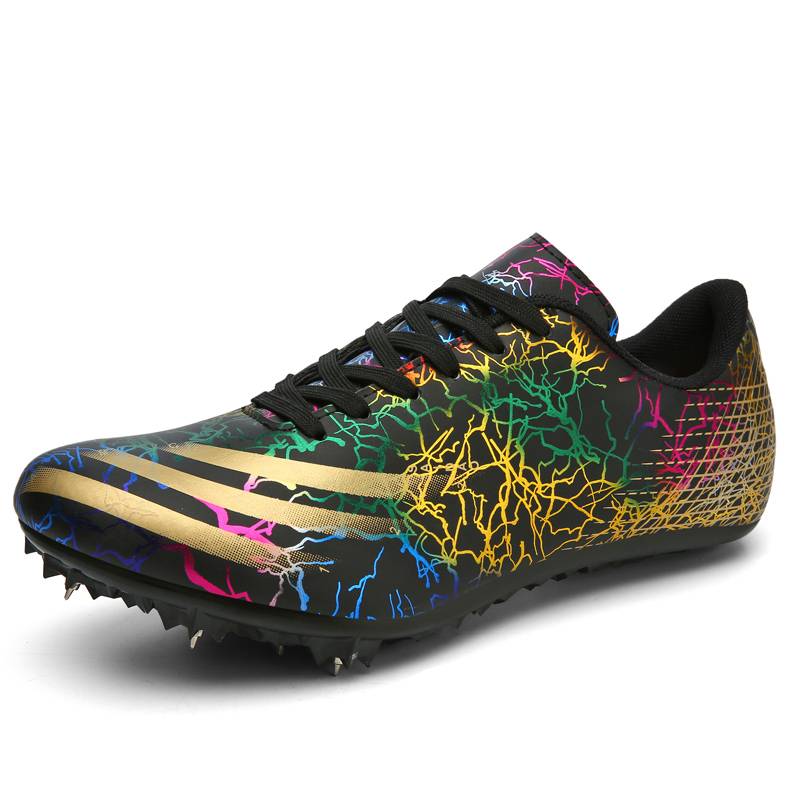 Nailed-shoe sprinter, male and female sprinter, third-level jumper-snatcher, plastic track
