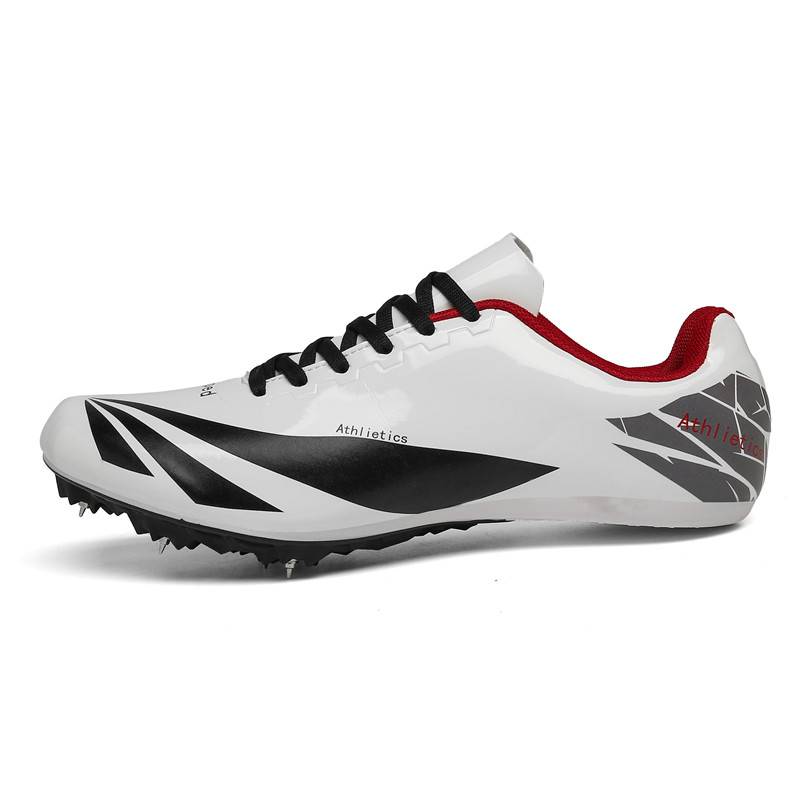 The Olympic Sweet Shoes Sports Shoes Men and Female Students Track and Field Competition Professional Skills Skin Skin Nail Shoes Third Level Bar Jump
