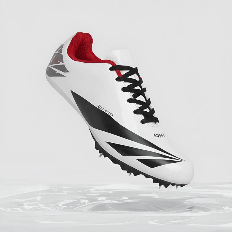 The Olympic Sweet Shoes Sports Shoes Men and Female Students Track and Field Competition Professional Skills Skin Skin Nail Shoes Third Level Bar Jump