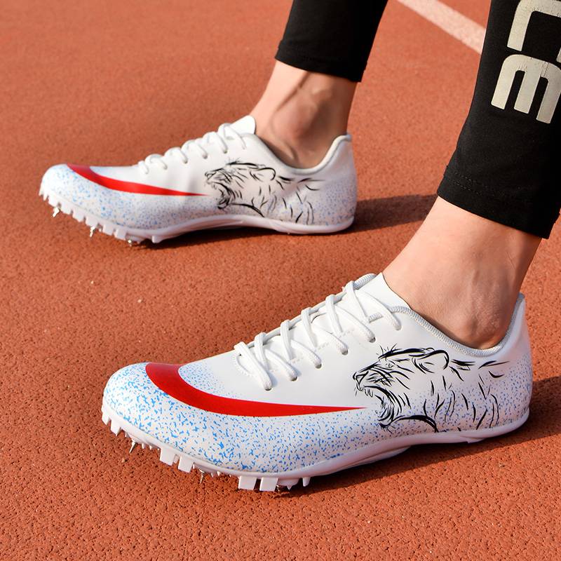 Genuine professional track and field nail shoes medium sprint men and women student test competition elite three -level long jump training nail shoes