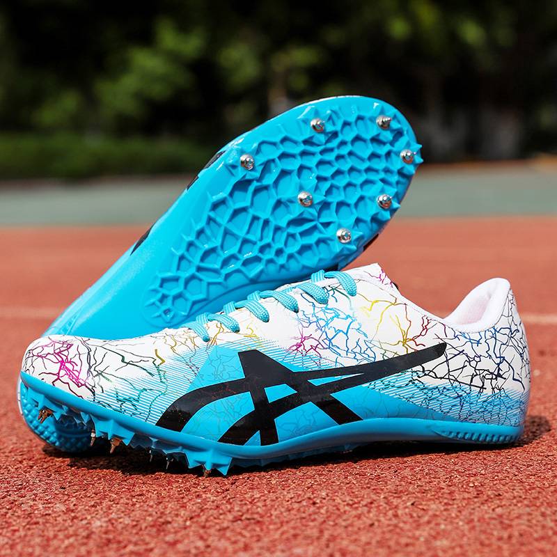 Genuine professional track and field nail shoes medium sprint men and women student test competition elite three -level long jump training nail shoes