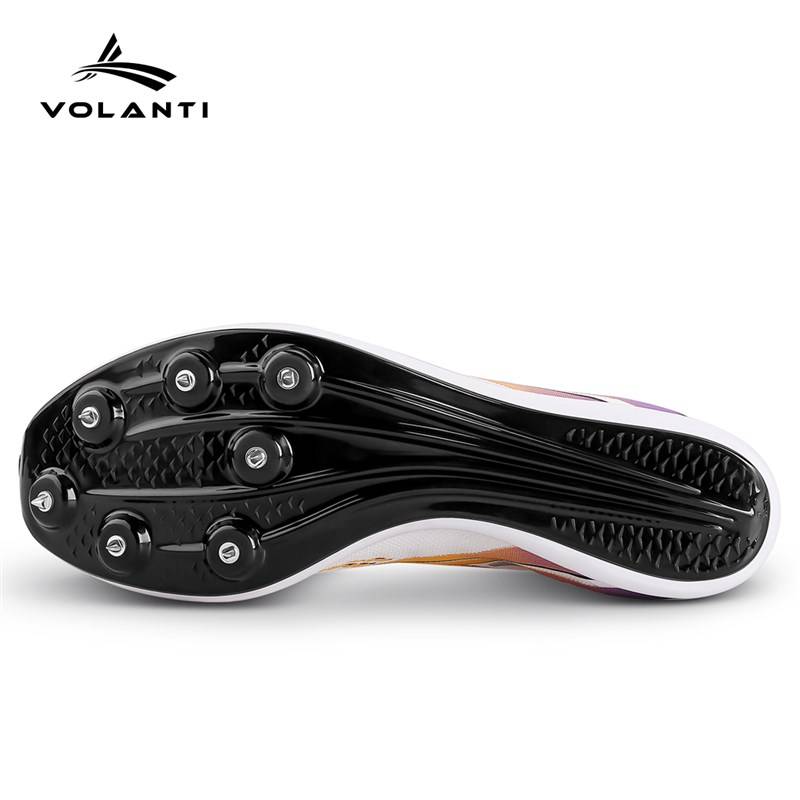 Volanti Volanti 911 Black Black Short Short Shoes thick bottom electric running track and field nail Uzi shoe Di Kaojiu long competition