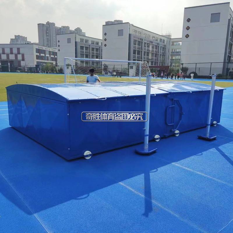 New product jump high sponge pad protective shed track and field Equipment aluminum alloy jump high -back sponge treasure storage room