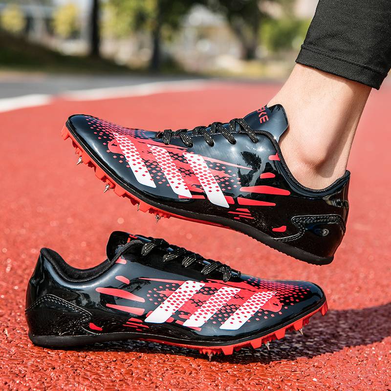 Genuine professional nail shoes track and field sprint men's body test four third -level long jump high jump competition training mid -test shoes