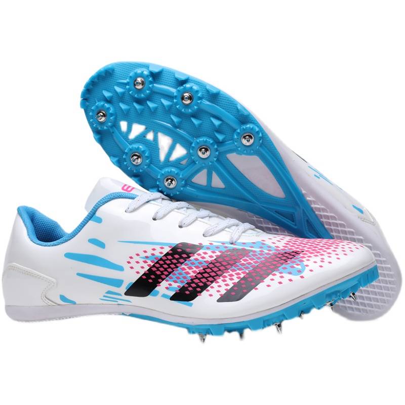Genuine professional nail shoes track and field sprint men's body test four third -level long jump high jump competition training mid -test shoes