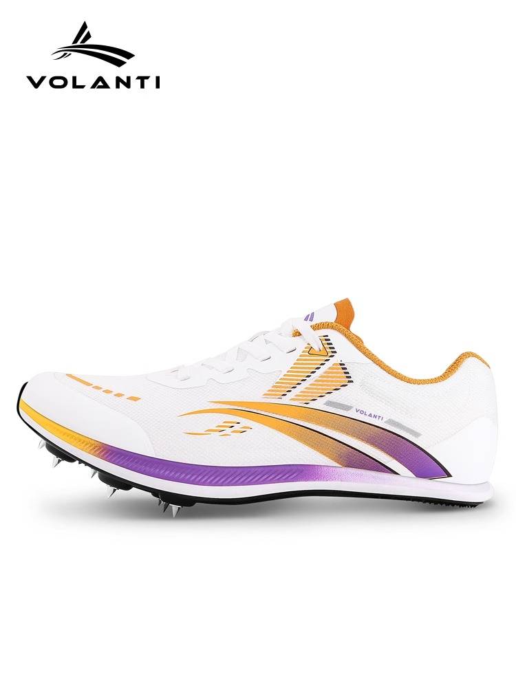 Volanti Volanti 911 black bottom lightning nail shoes thick sole sprint track and field nails body test remote competition