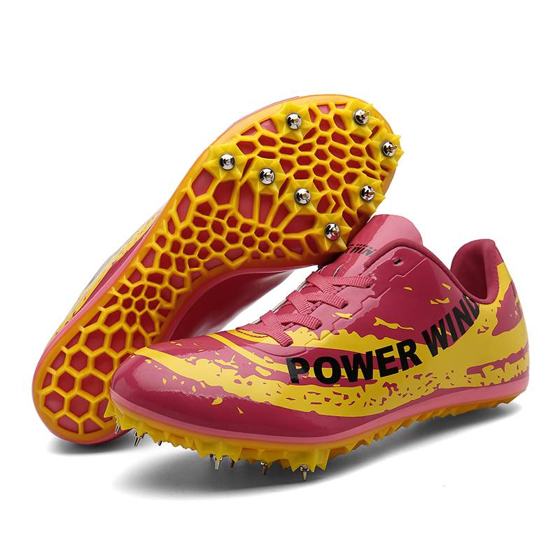 Spot new nest bee bottom eight nails, nail shoes, track and field sprint men J competition student jumping high jump professional nails
