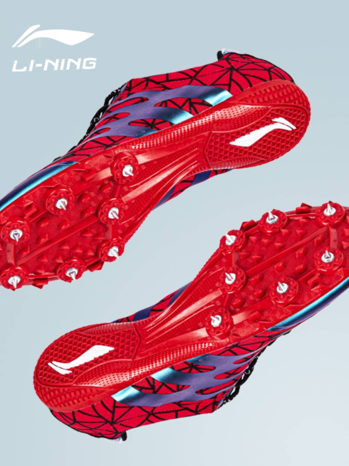 Li Ning's nail shoes, track and field sprint male and female students professional middle school entrance examination sports shoe body test competition long nail shoes
